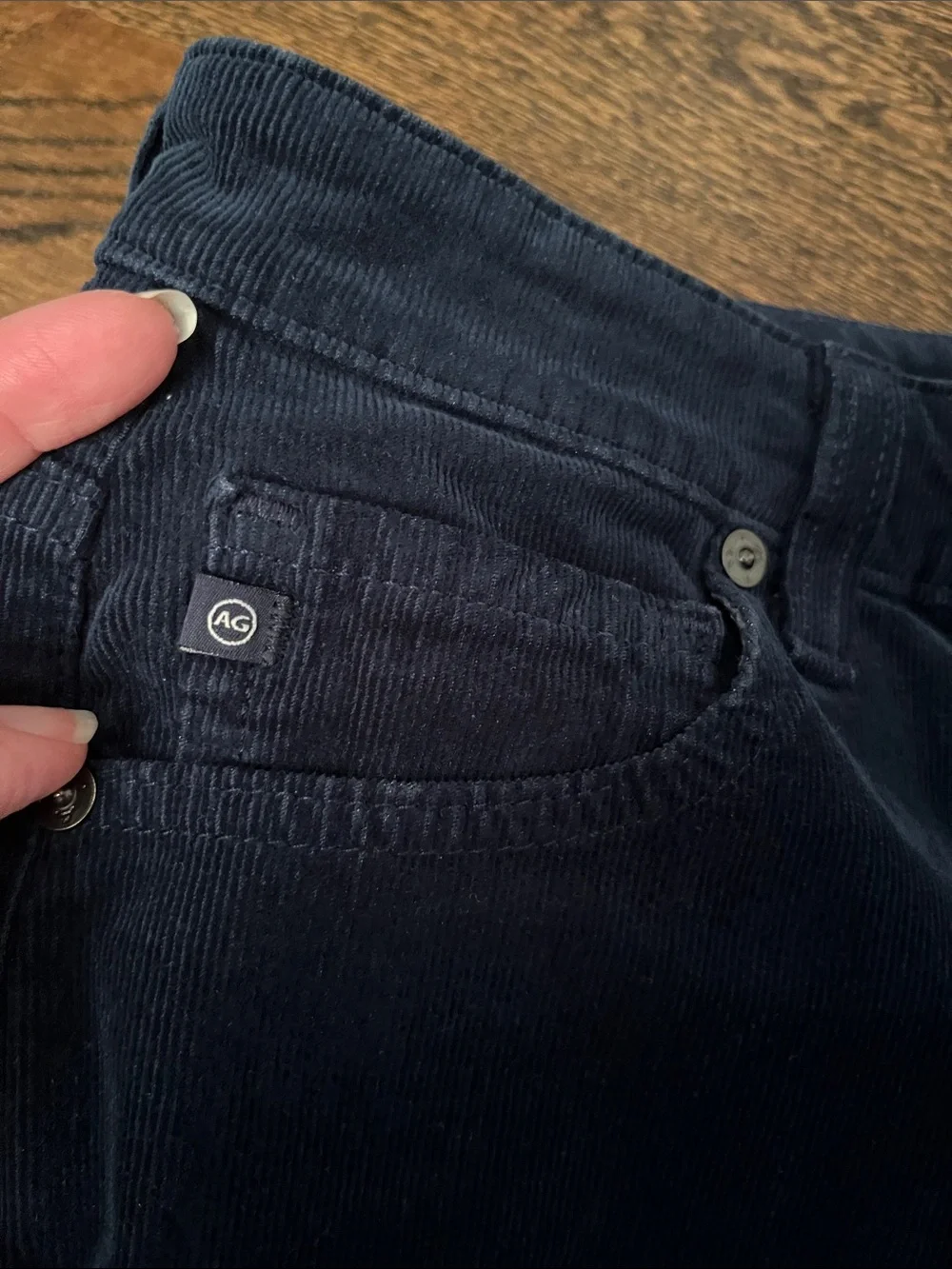 Ag Adriano Goldschmied Saige Wide Leg Crop Corduroy Pant - Picture 5 of 10